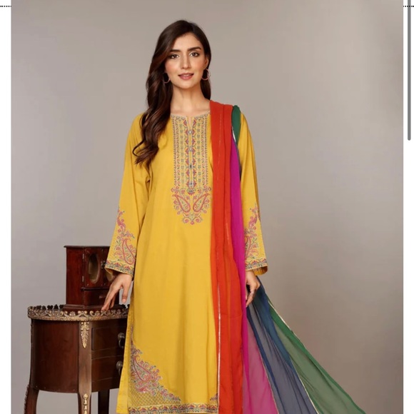 Pakistani Chinyere 3 pc suite - Picture 2 of 6